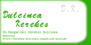 dulcinea kerekes business card